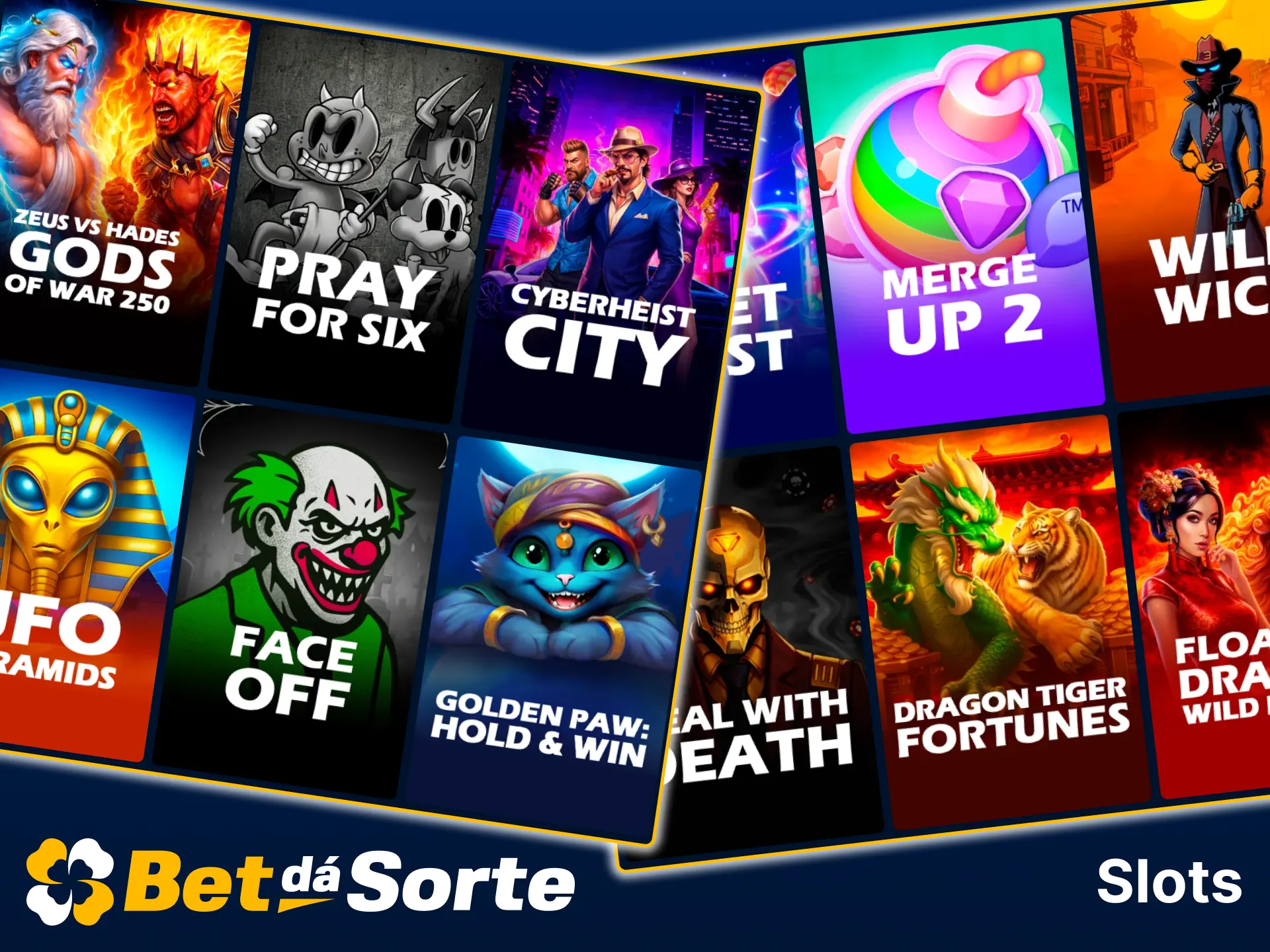 Selecione o seu jogo de slot favorito e jogue na Bet da Sorte.